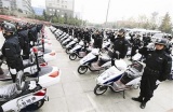 武汉：百辆电动巡逻车助警威