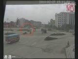 黄梅交通事故视频监控案例