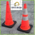 供应深南pvc路锥 pvc90cm加重路锥+黑色底座 交通反光路锥