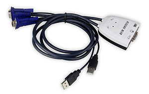 USB+KVM 2切1切换器