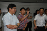 杭州常务副市长徐立毅一行莅临智诺科技视察指导
