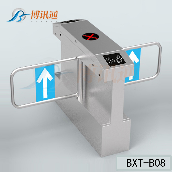 桥式双机芯摆闸机 广西景区进出秩序控制通道闸机 门禁控制摆闸