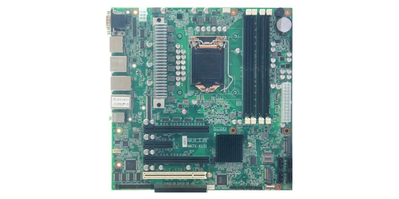 MATX-6131 | 华北工控发布基于英特尔第十代酷睿桌面版处理器的嵌入式主板