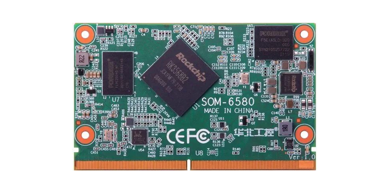 华北工控ARM核心板SOM-6580，支持物联网网关设备应用