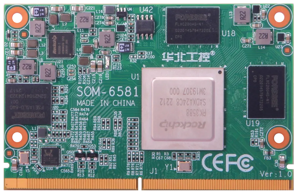 华北工控SOM-6581：AI算力和扩展能力极强的AIoT嵌入式核心板