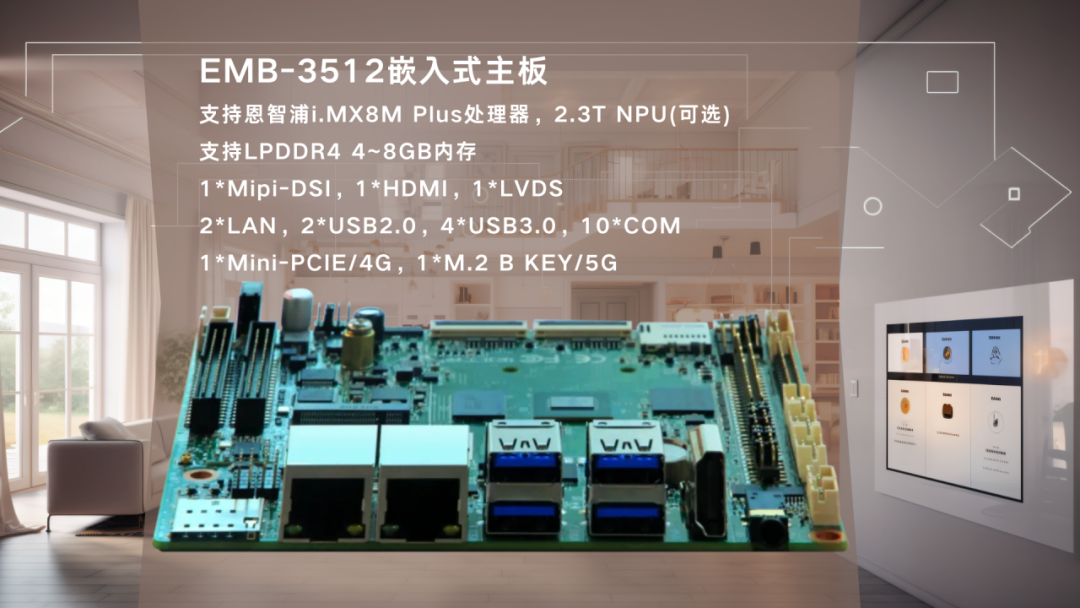 华北工控EMB-3512专为AIoT应用设计,智能家居设备互联互通的硬核驱动力