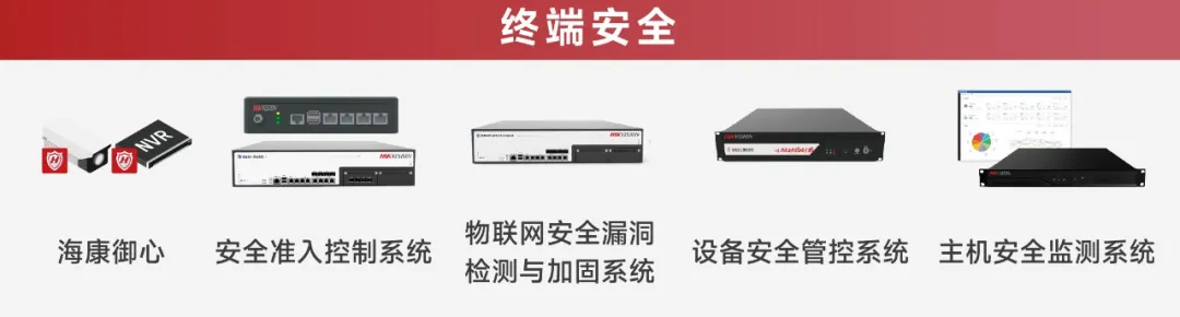 海量终端隐患多？海康威视全系列物联安全产品，四层守护更放心！